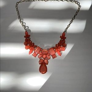 Pink-orange necklace